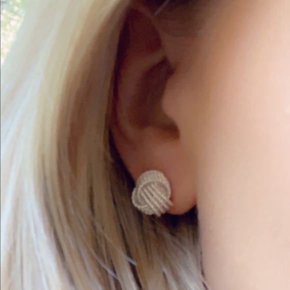 Sterling Silver 925 Stud Earrings - Picture 3 of 5